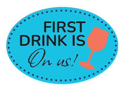 Receive A drink on us for your whole party!